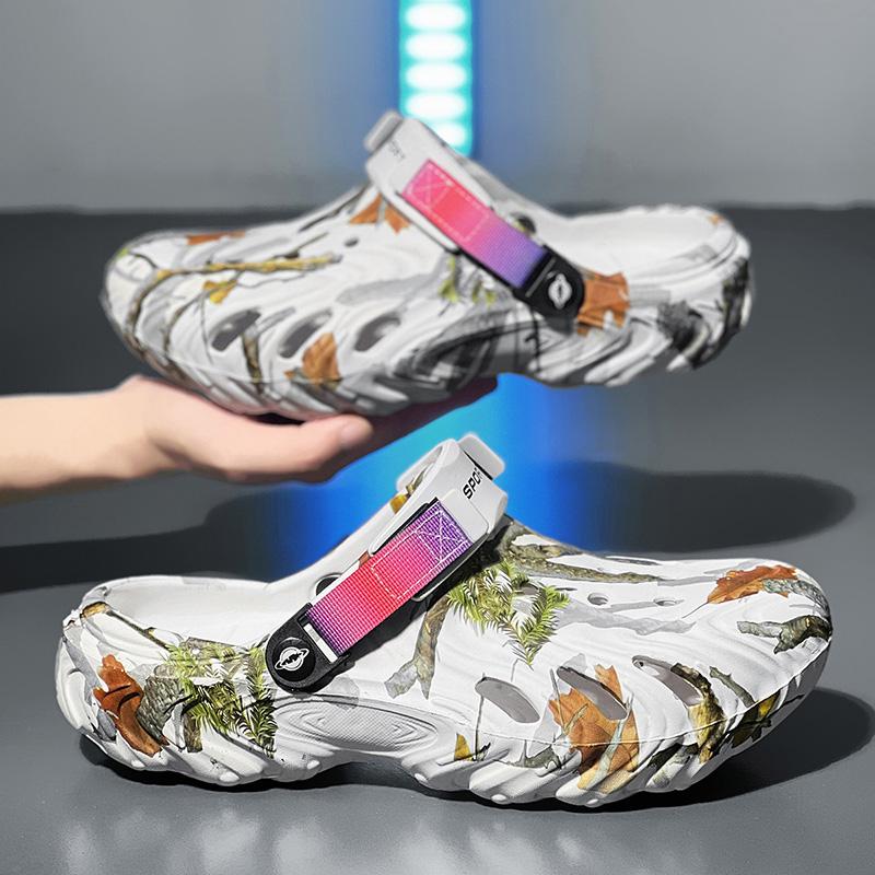 Summertime Daily Wear Mens Women'S Slide Shoes Daily Large Size Sandal Shoes Thick Bottom Lightweight Plush Comfort Footwear
