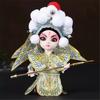 Chinese Opera Character Decoration Silk Doll Peking Opera Mask Doll Chinese Handmade Decorative Gifts Shop decoration Doll