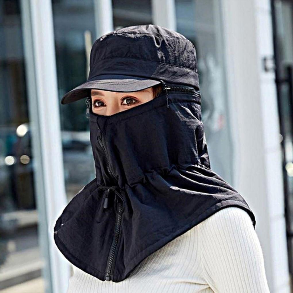 Unisex cap with fleece lining for protection against cold and wind, compatible with masks