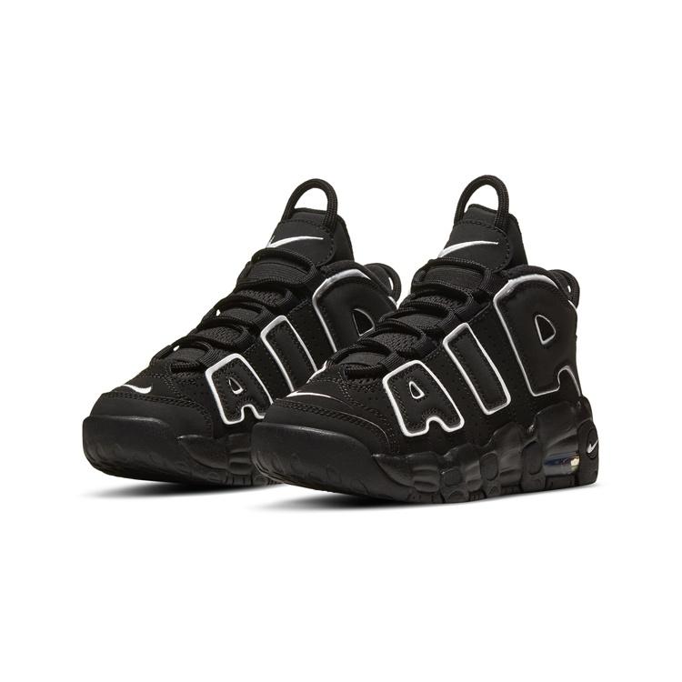 (PS) Nike Air More Uptempo 'Black White' Kids' DA8574-002