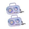 Mini registratore vocale in stile vintage, portachiavi, giocattolo, novità, regalo audio retrò portatile per bambini e adulti