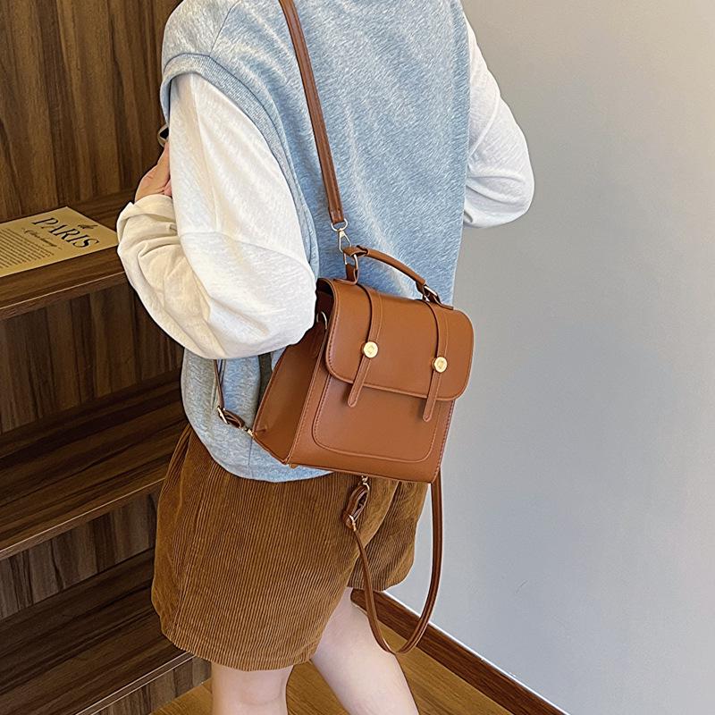 2023 Trendy Textured Casual Women's Backpack – Stylish and Simple Shoulder Bag