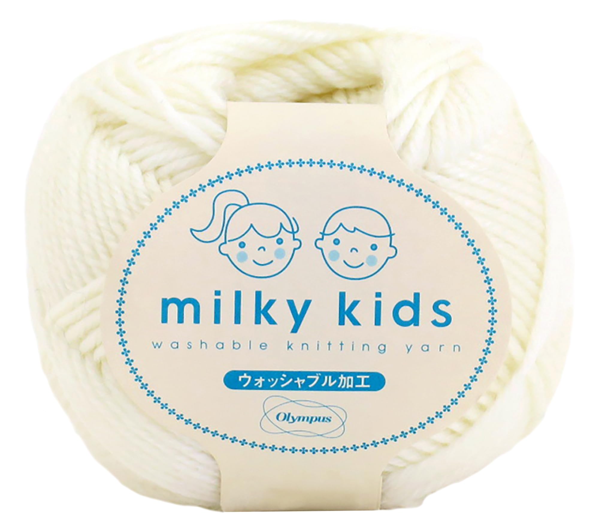 

Olympus Silk Hand Knitting Medium Milky Color Set of 6 Yarn, Weight, Kids, 51, Approx. 40g, 98m,