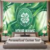 Custom Name Text Tapestry Celtic FC Personalized Polyester Wall Tapestry For Bedroom And Room