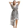 2020 Vestido largo bohemio de playa, ropa de playa para mujer, traje de baño para cubrir, traje de baño, caftán de playa