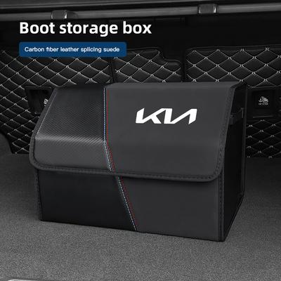 Double Splicing Car Storage Box Auto Trunk Toolbox For Sportage Seltos Sorento K3 K4 Soul Carnival EV6 EV9 Carnival K5 Pegas