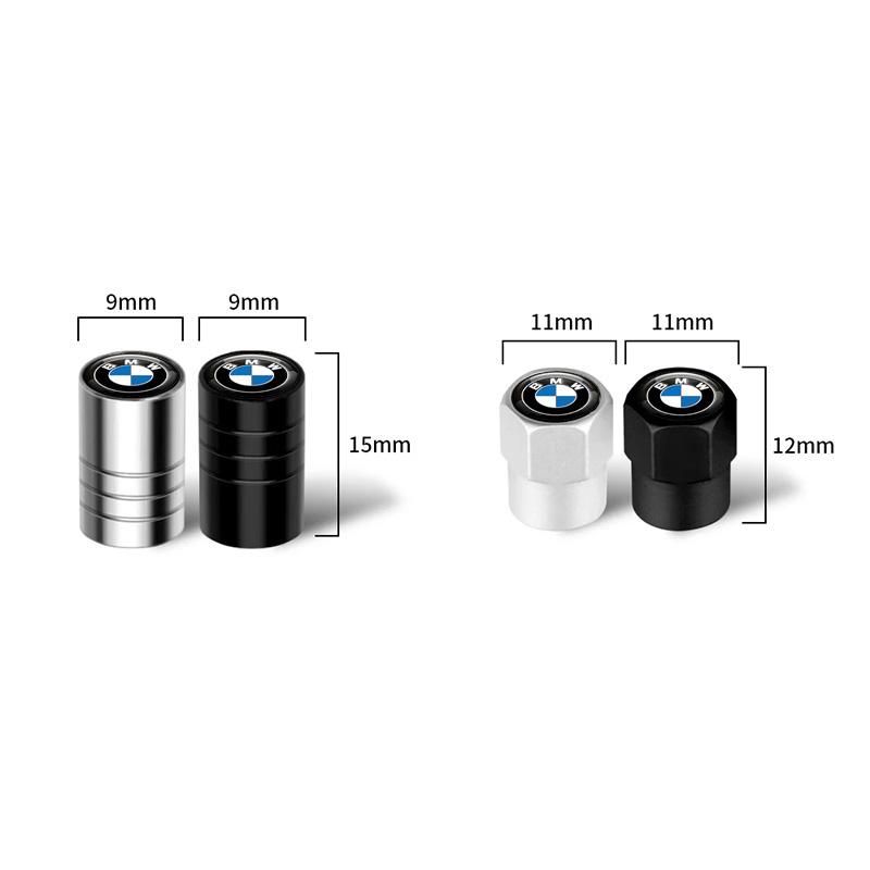4Pcs Metal Car Styling Wheel Tire Valve Caps Cover Accessories For Bmw M M3 M5 Performance E36 E46 E39 E53 E90 E60 E61 E93 X1 X3