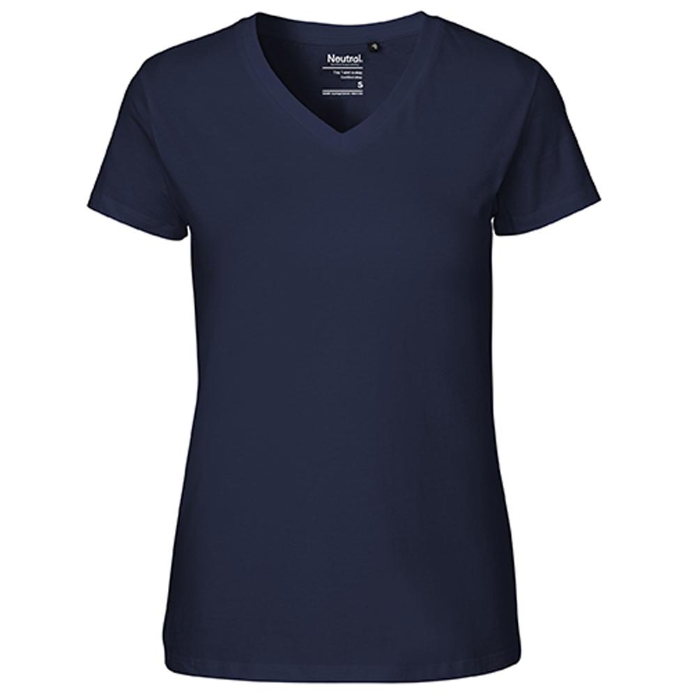 Neutral Womens/Ladies V Neck T-Shirt