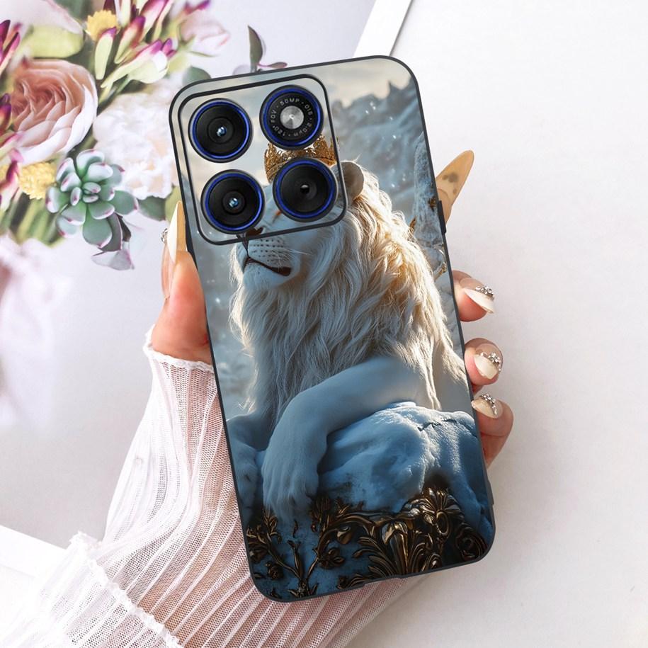 6.7" For Motorola Edge 70 Phone Case Luxury Dragon Cartoon Cover Soft Black Silicone Shell For Motorola Edge70 Moto X70 Air Etui