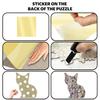 Adult High-Difficulty Irregular Cat Jigsaw Puzzle with Gift Money Box - Wacocetoy Wooden Version