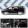1:32 Scale Lexus LM300H Alloy Pull Back Metal Vehicle, Diecast Car Toy with Sound and Light, Door Can Be Opened Collection For Gifts Doll