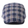 Ht4640 Beret Cap Men Women Spring Summer Cap Sun Hat Adjustable Ivy Flat Cap Plaid Artist Painter Beret Hat Male Female Berets