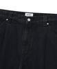 COVERNAT Denim One-Pleat Wide Pants Navy