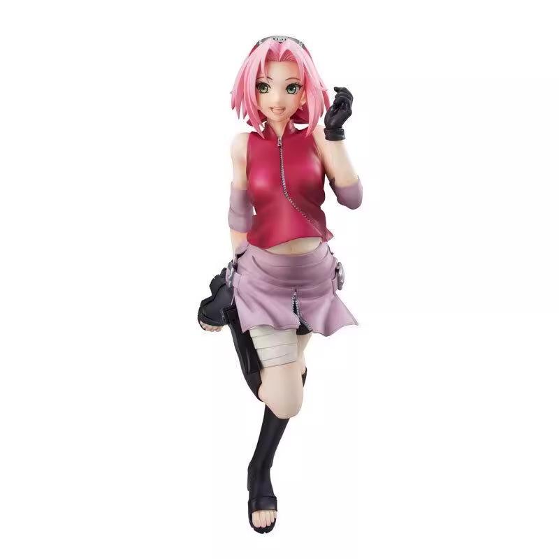 22 см Аниме Фигурка Шиппуден Фигурка Девушки Сакура Харуно Модель Игрушка