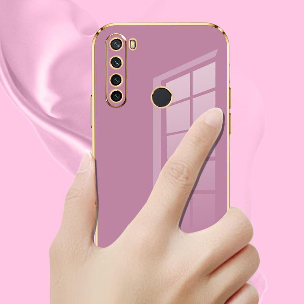 For Redmi Note 8T Case Redmi Note 8 Cover Redmi Note 8 Pro Cases Note8t Luxury Square Plating Phone Case Shockproof Back Cover
