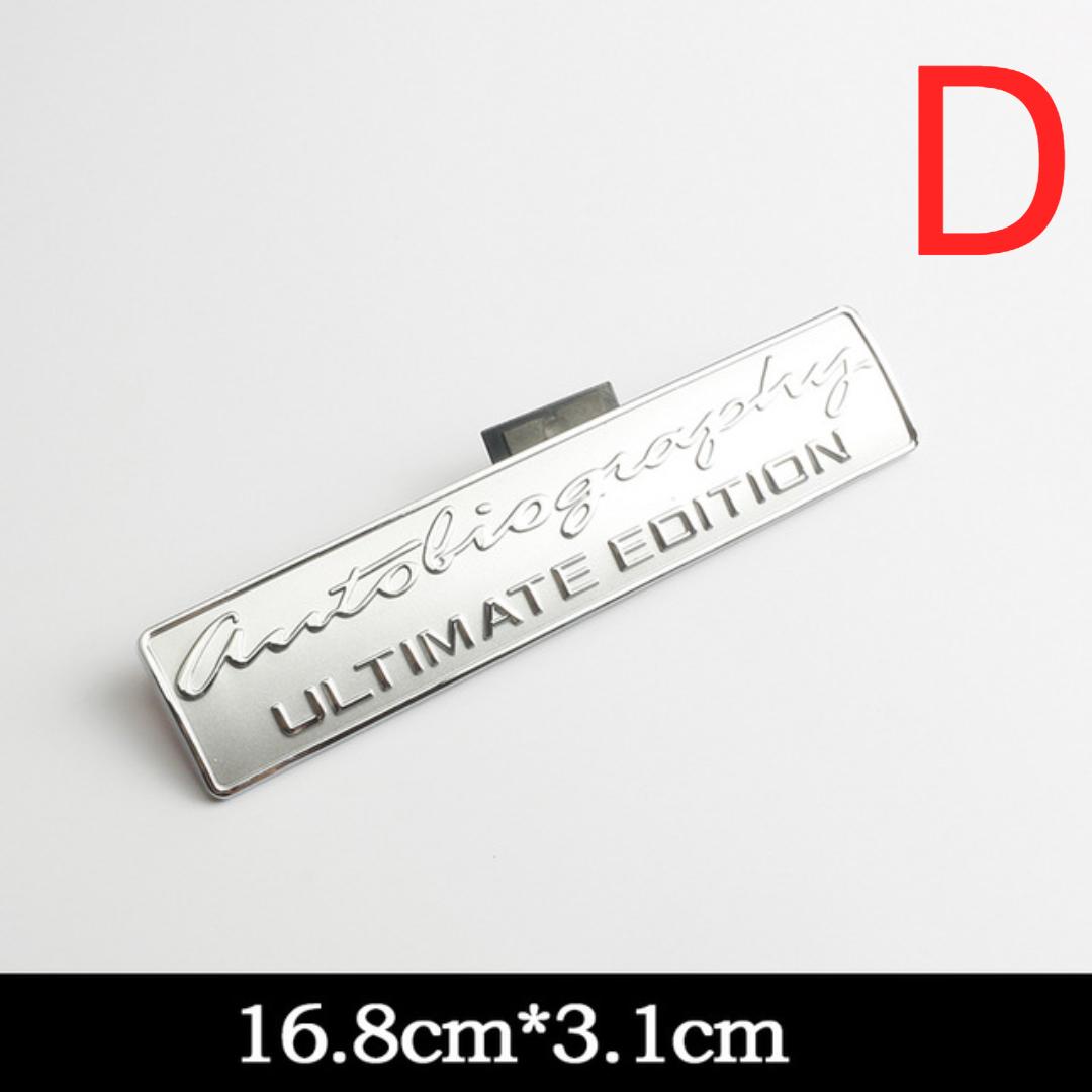 

1X автомобильные наклейки из АБС-пластика, новая автобиография, Ultimate Edition, спортивная задняя эмблема, значок для L/и R/over, наклейки для спортивных автомобилей Range Rover D