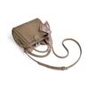 C.BANNER Top-Grain Leather Crossbody Bag, Handbag, Shoulder Bag, Grey