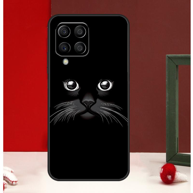 Custodia per Occhi Fissanti di Gatto Per Samsung Galaxy M12 M32 M52 M06 M16 M36 M56 M33 M15 M55 M31 M13 M14 M53 M35 M34 M54