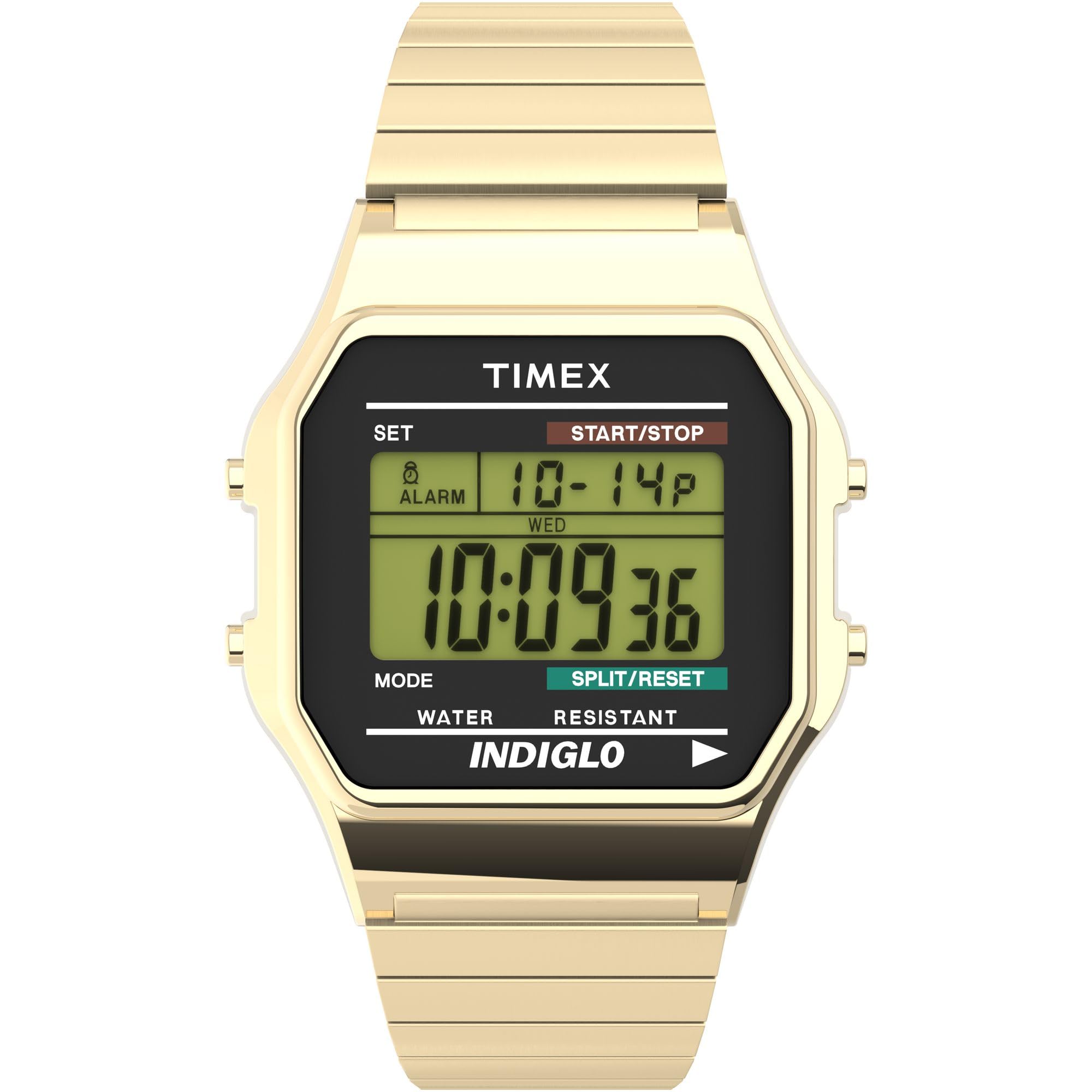 TIMEX Unisex Classic Digital Wristwatch T78677 Gold