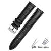 For Brand Genuine Leather Black Watchband Straps Size 12mm 14mm 15mm 16mm 18mm 19mm 20mm 21mm 22mm 24mm Watch Wristband Bracelet