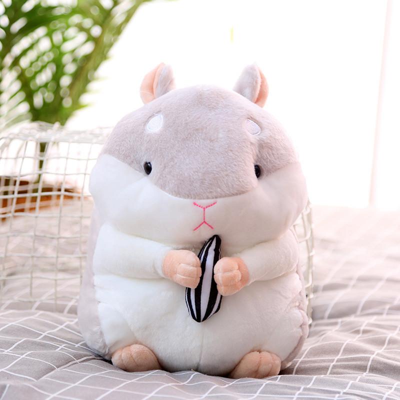 Seed Melon Hamster Plush Toy Stuffed Animal Doll Cartoon Decoration Kids Gift