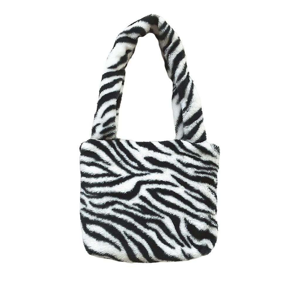 Handbags Vintage Leopard Print One-Shoulder Bag for Girls Zebra Pattern