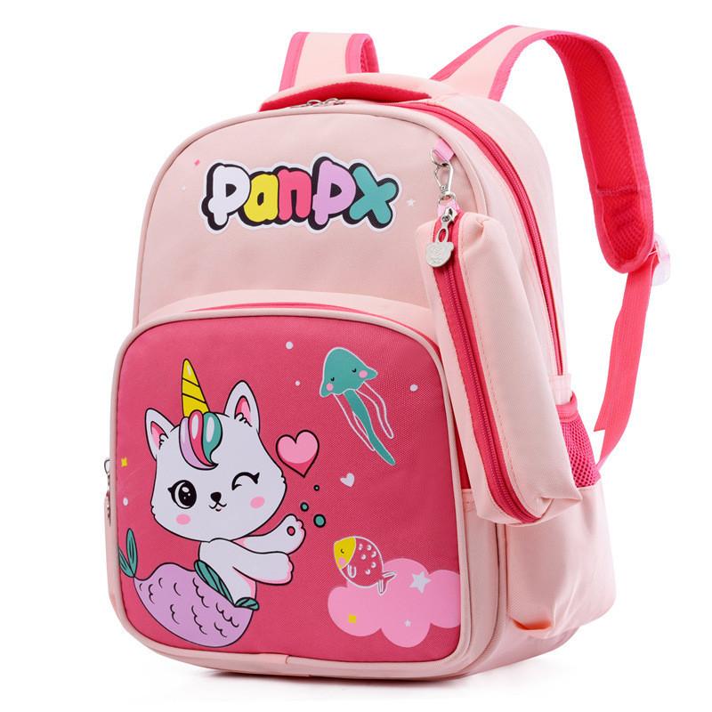 Очаровательный Мультяшный Садовый Рюкзак Для Детей Унисекс Модный Дизайн с Единорогом Pink
