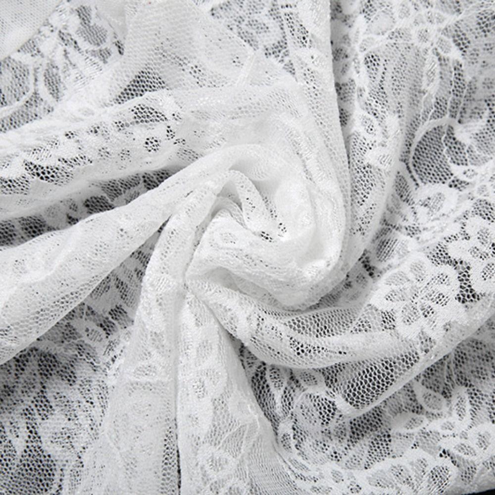 Off-shoulder Mesh Ribbon Dress Ruffled Edge Sleeveless Top Women  Streetwear