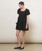 General Idea Wrinkle Volume Puff Dress [Black] / Wbe2L15503