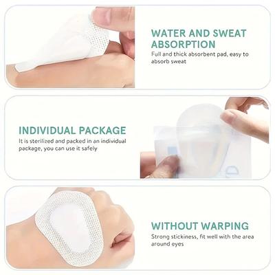 10Pcs Medical Eye Patches Postoperative Sterile Adhesive Light Blocking Eye Pad Eyesight Protection Amblyopia Correction Patches