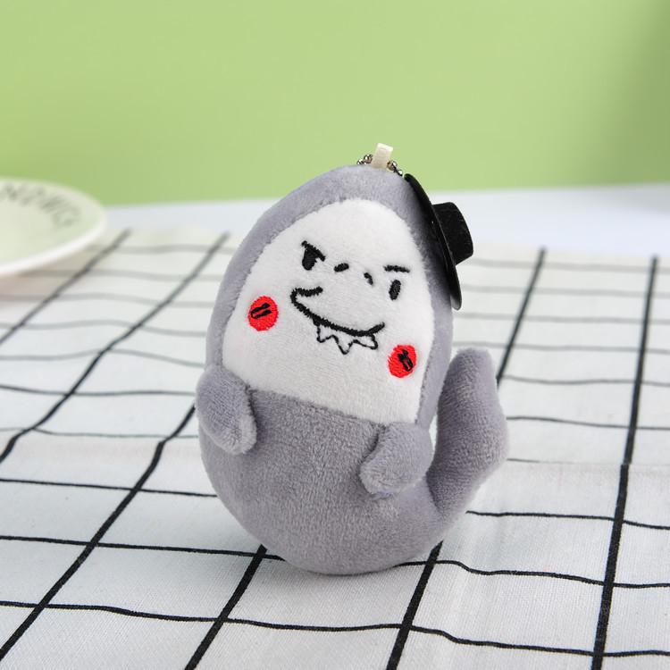 Funny And Adorable Shark Plush Toy Keychain Bag Charm For All Ages
