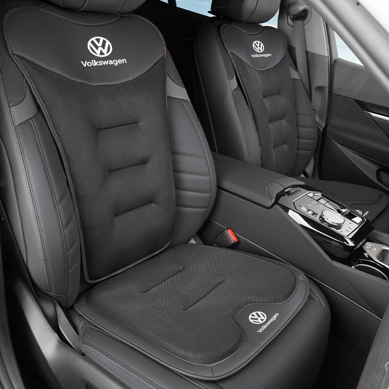 Cup Holders Car Seat Cooling Cushion Driver Booster Pads Mesh Breathable Seat Cover For Volkswagen VW Golf 4 6 7 GTI Tiguan PassSZ7