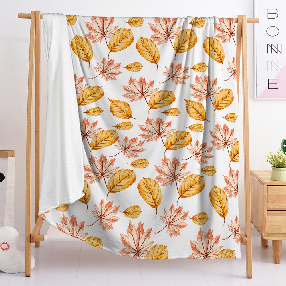 Small Fresh Blanket Flannel Blanket Picture Cover Blanket Spring And Autumn
