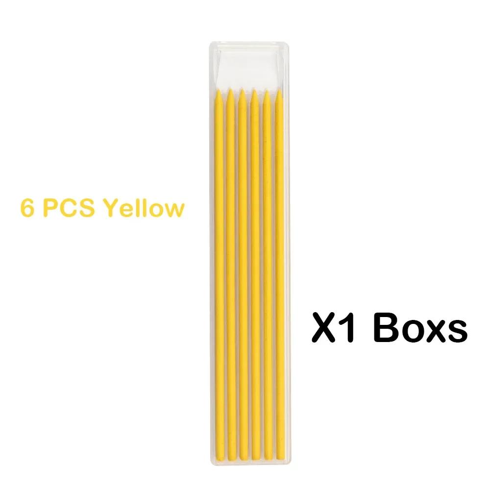 6/12 PCS For Woodworking Mechanical Pencil 2.8 mm Solid Carpenter Pencil Refills LeadsStationery School Office Supplies