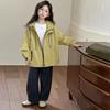 Girls' Stylish 2026 Spring/Autumn Windbreaker for Middle School Students