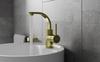 ILLUSION II Light Gold Low Washbasin Tap Besco