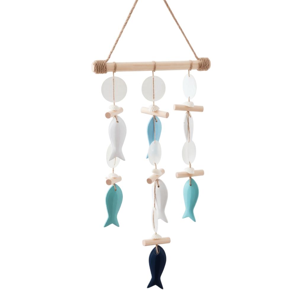 Fish and Wall Hanging Decoration for Beach Theme Home Decor