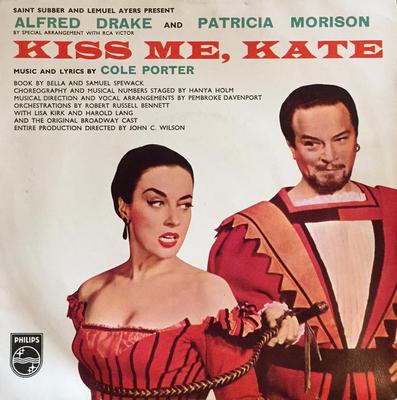 7-Zoll Schallplatte COLE PORTER , SAINT SUBBER & LEMUEL - Kiss Me, Kate 429538BE Philips 1958 UK Klassisch Gebraucht
