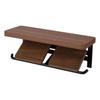 Nitori Wooden Toilet Paper Holder with Shelf, 2-Row, CS01, Medium Brown, NITORI 8530812