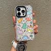 Summer New Fun Funny Little Dinosaur Iphone14 Transparent Mobile Phone Case Apple 17 Anti-drop Soft Case 16 Cute