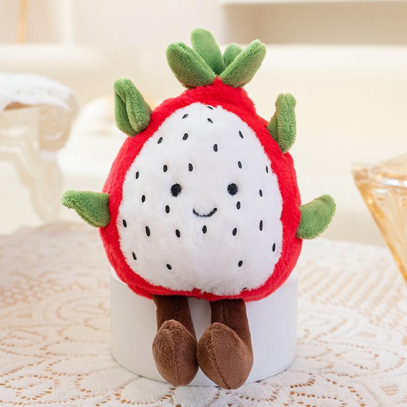 Ecological Fruit Pineapple Durian Watermelon Plush Toy Wedding Event Throw Gift Strawberry Table Companion