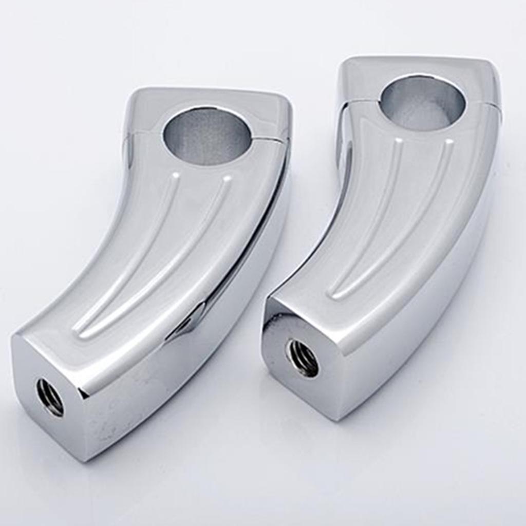 Handlebar Risers 1'' For Yamaha V-Star Honda VTX Shadow/Suzuki/Harley ...