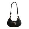 Vintage Solid Color Women Pu Shoulder Bags Korean Style Simple Ladies Hobos Crossbody Bag Daily Versatile Female Handbag Purse
