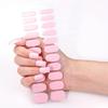 Solid Color Gel Nails Stickers Semi Cured Gel Nail Strips Gel Wraps Nails Art Decoration Manicures Stickers for Nails