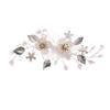 Silk Flower Hair Comb for Elegant Updos and Half-Up Styles Durable Hand-made Design for Weddings Parties Daily Use