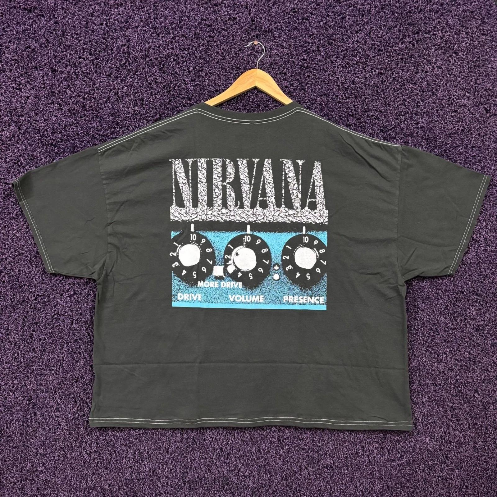 

Nirvana More Drive Свободная Рок-футболка Размер 2XL S