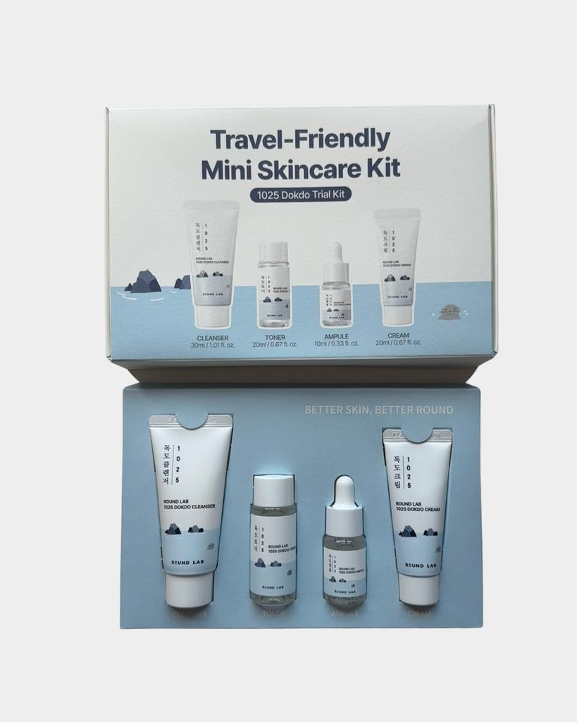 Round Lab Travel-Friendly Mini Skincare Kit 1025 Dokdo Trial Kit