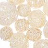 15Pcs Wicker Rattan Balls 3Cm 4Cm 5Cm Natural Craft Decoration Wedding Bridal Shower Christmas Party Hanging Ornament