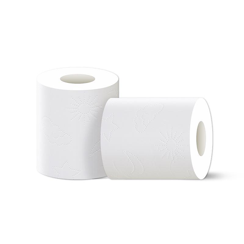 

Premium 4-Ply Virgin Wood Toilet Paper Rolls, 100-Pack, Ideal for Restaurants, Hotels & Bathrooms