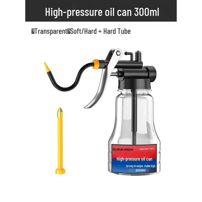 Hochdruck-Ölsprühdose mit langer Düse - Manuelle Getriebeschmierung für den Hausgebrauch & Industriellen Einsatz